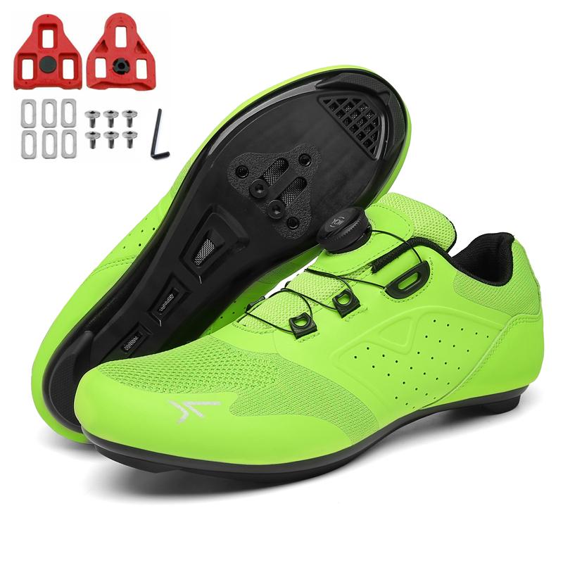 Cycling Shoes Men Breathable MTB Cleat Shoes Self-Locking Racing Road Bike SPD Shoes Lightweight Bicycle Sneakers Large Size 49