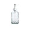 Transparent Glass Pump Bottle for Soap, Shampoo, & Shower Gel