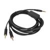 Replacement Headphone Cable 3.5mm Volume Control Sound Cable Compatible for MMX300 MMX300 2nd Gen