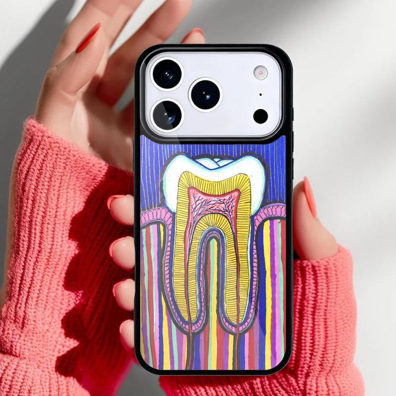 

Wisdom Teeth Dentist Tooth Phone Case for iPhone 17 Air 16e 15 14 13 Pro Max Back Cover for 12 11 Pro Coque iPhone 16 Plus