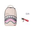 New SPRAYGROUND Shark Mouth PVC Backpack Beige W1035715