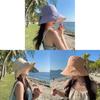 Cotton Sun Hat With Bowknot For Women Summer Uv Protection Outdoor Accessory