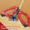 RT10-RT60 Radius Jig, Woodworking Router Templates Arc Angle Positioning Template, Corner Radius, Reusable Positioning Tool