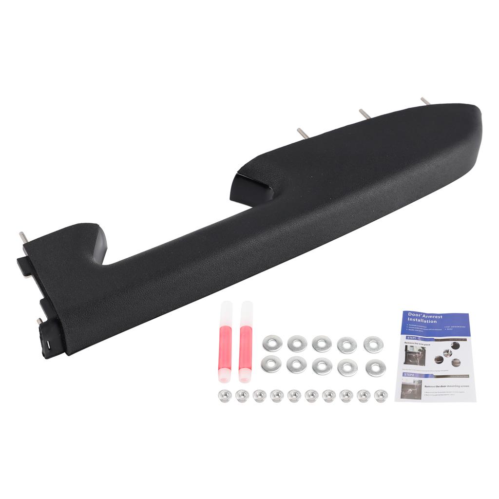 Front Right Armrest Repair Kit For Chevy Silverado 1500 2500HD 3500HD 10-14 BLK