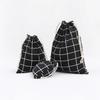 Cotton Linen Drawstring Cosmetic Bag Gift Bag Travel Luggage Packing Pouch Storage Bags for Wedding Christmas Jewelry Packaging
