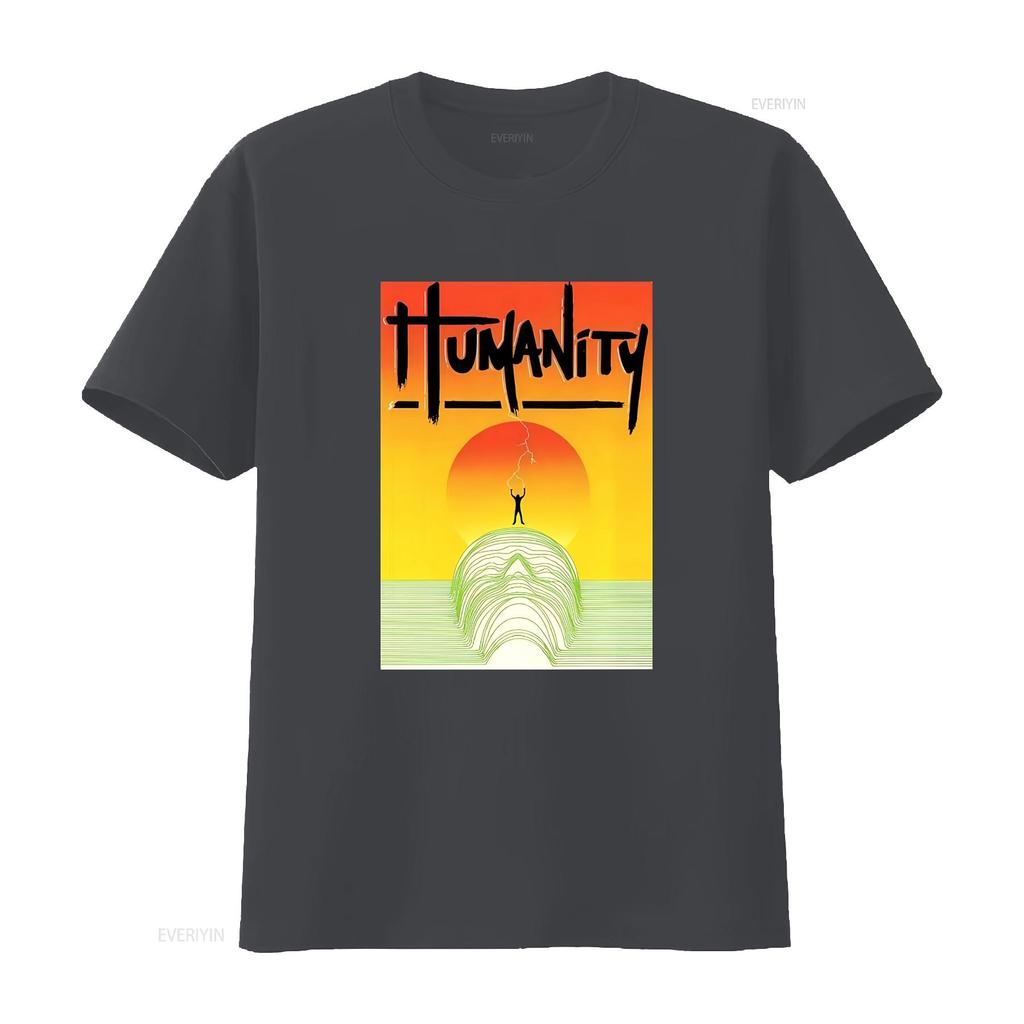 HuUnisexity Rave Flyer T Shirt vintage Washed Slightly Breathable Top For Everyday Wear Stylish Versatile homme