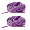 Metallic Color Shoe Laces 110cm Long Flat Polyester Shoelaces Anti Slip Sneakers Shoe Lace Replacement For Men Women
