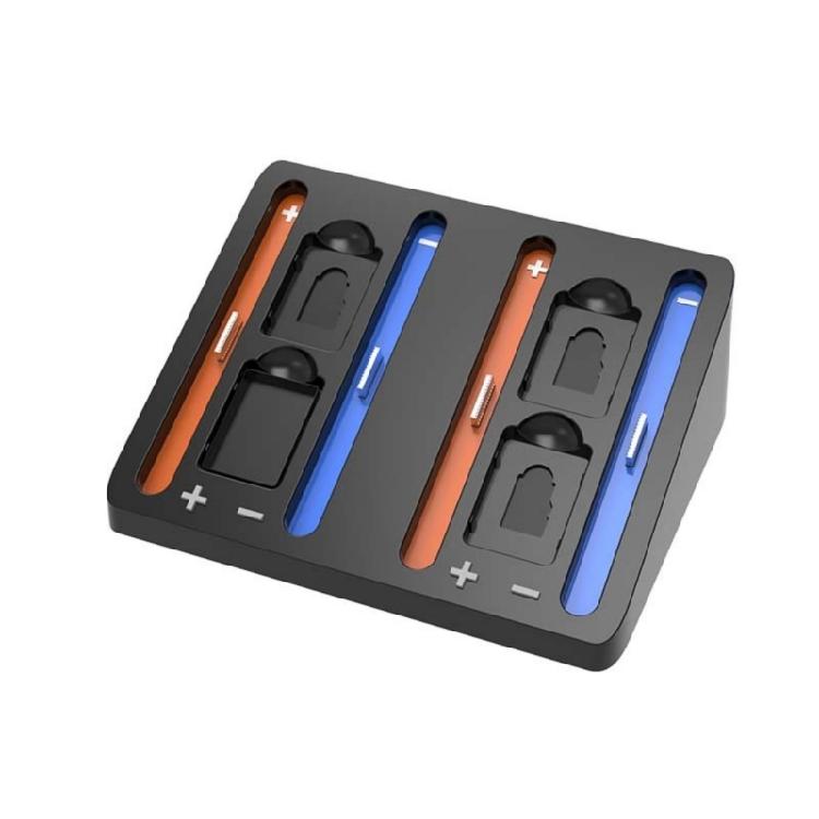 4 Controller Charging Station Portable Desktop Organizers LED Display Charging Base Easy to Carry for Consoles  2