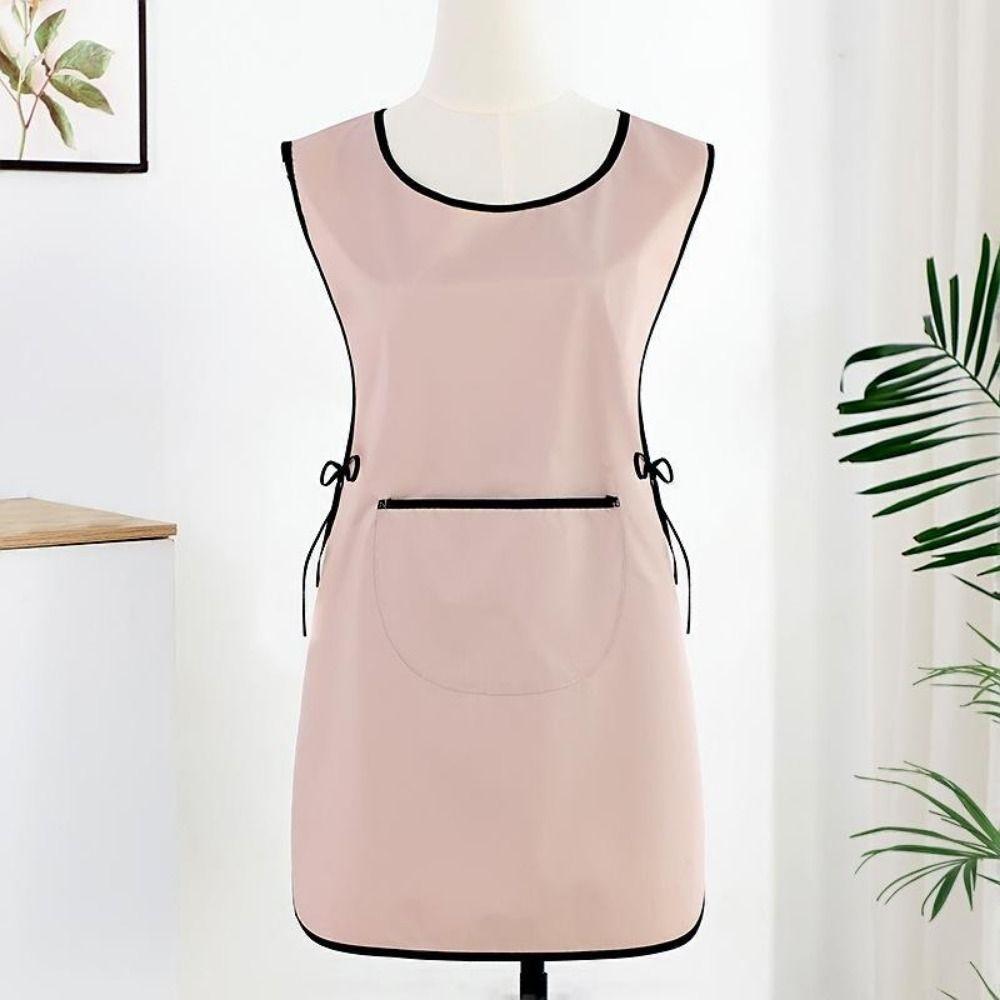 Large Pockets Barber Apron Waterproof Barber Apron Smock Universal Hair Stylist Apron Vest Men