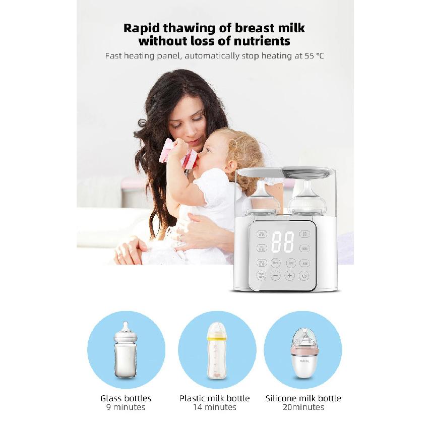 Baby Bottle Warmer Multi Function Fast Baby Accessories Food Heater Milk Warmer Steriliser with ACcurate Temperature Control