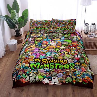 Singende Schwärme Bettwäsche-Set ohne Spannbettlaken UK Einzelbett Doppelbett Kingsize US Twin Full Queen Size Bettwäsche-Set