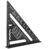 Protractor d'angle pour toiture 7 pouces Alliage d'aluminium Oxydation noire  (  )