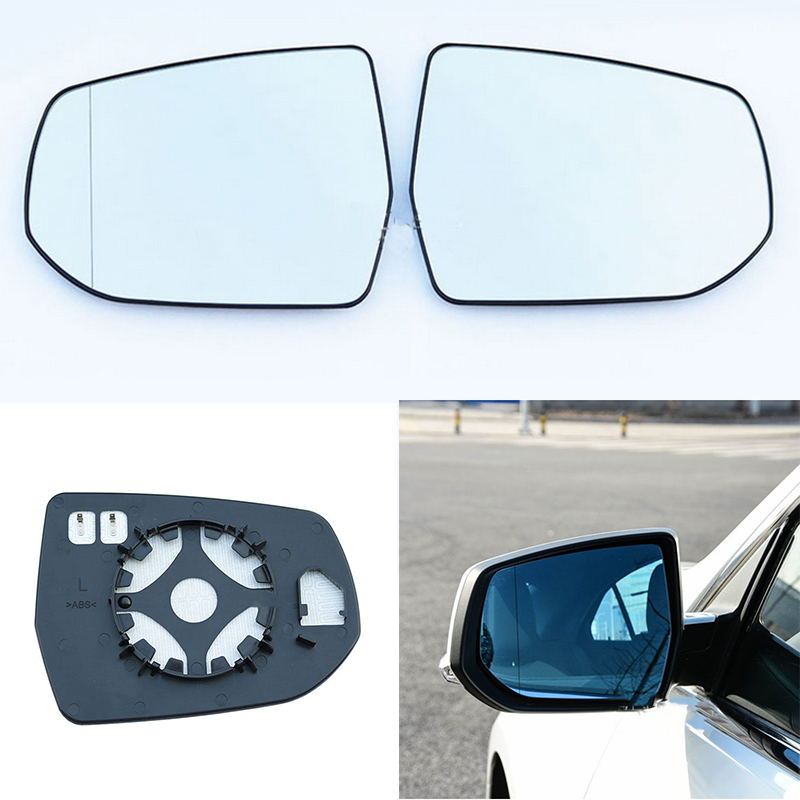 Replace Convex Heated Side Wing Blue Rear Mirror Glass for Chevrolet Malibu 2012 2013 2014 2015 2016 2017