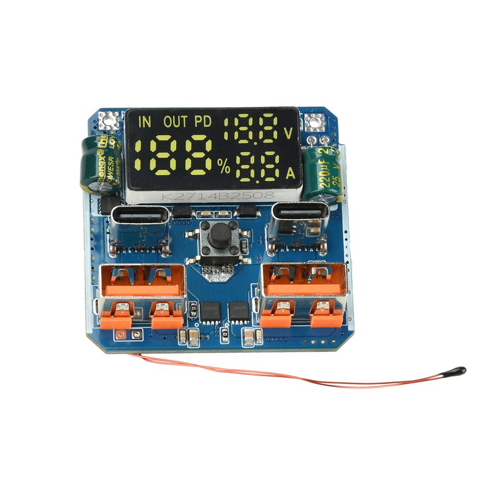 

Lithium Battery Charger Protection Module Type-C PD100W 20V 5A Bidirectional Fast Charging Board High-Power Output