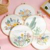Beginner's Hand Embroidery Kit: Create Su Embroidery, Punch Needle, Ribbon Embroidery, and Cross-Stitch Items.