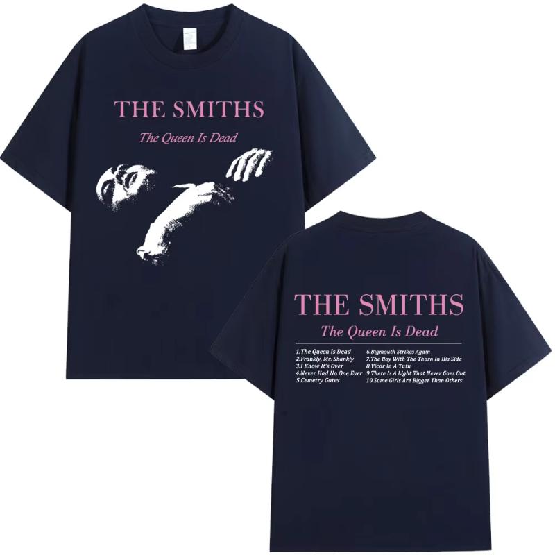 The Smiths The Queen Is Dead Maglietta Anni '80 Indie Morrissey Maglietta Oversize Vintage Punk Rock Band Magliette Streetwear Unisex