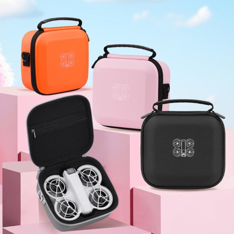 UAV Body Carry Case Storage Bag Water Resistant PU Organiser Shockproof Shoulder Bag with Portable Handle