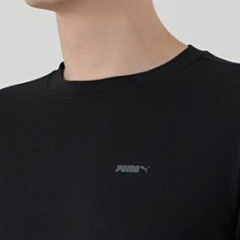 Puma Bodywear Unisex Black Long Sleeve T shirT 2pack