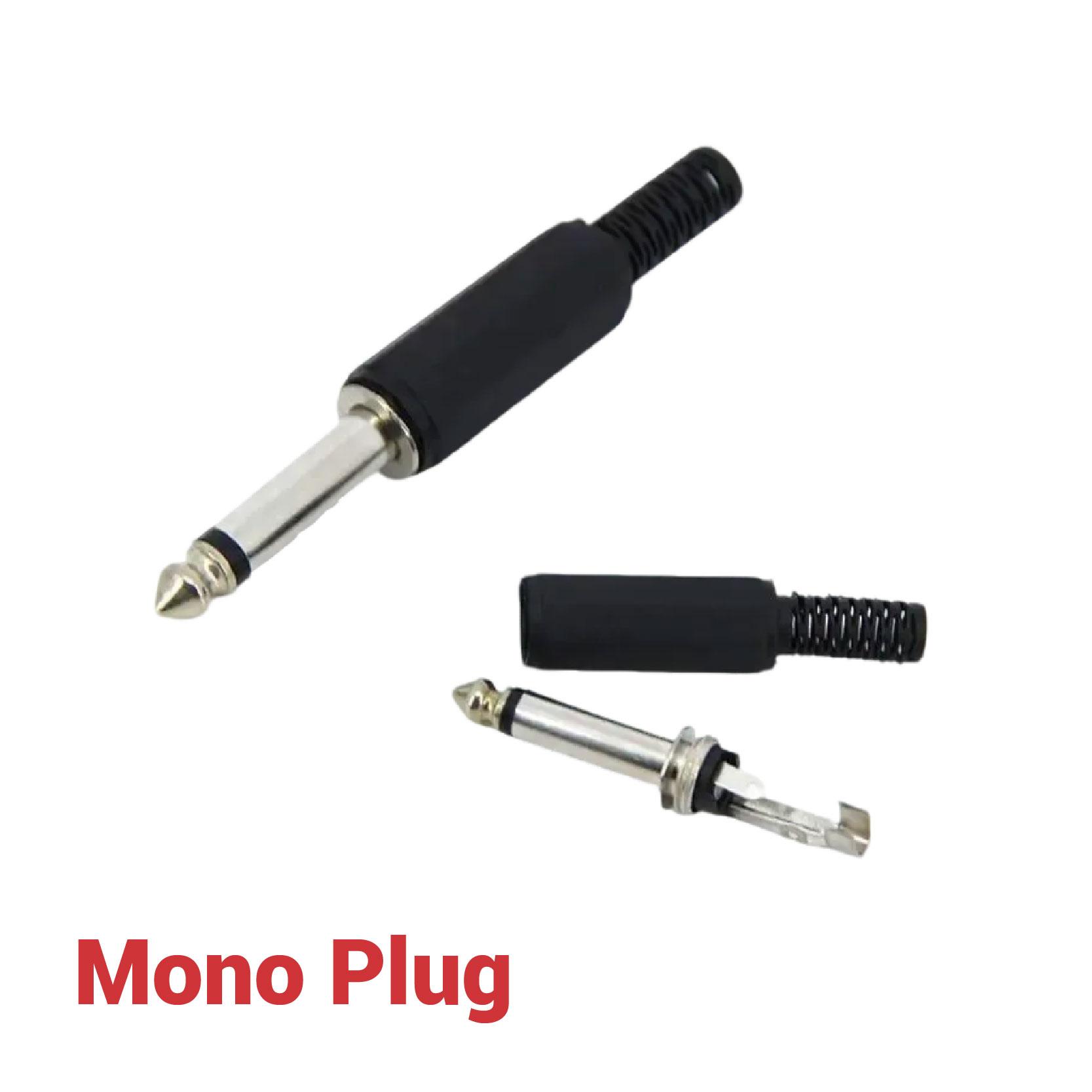 

Welding Line HeadPhone Adapter Mono/Stereo AUDIO Jack Plug Socket 6.35MM Connector 5PCS