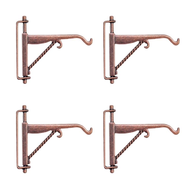 4 Stück Metallwandhaken Pflanzenaufhänger Für Modellbau Detail Miniaturmöbel Puppenhaus Szene Landschaftszubehör