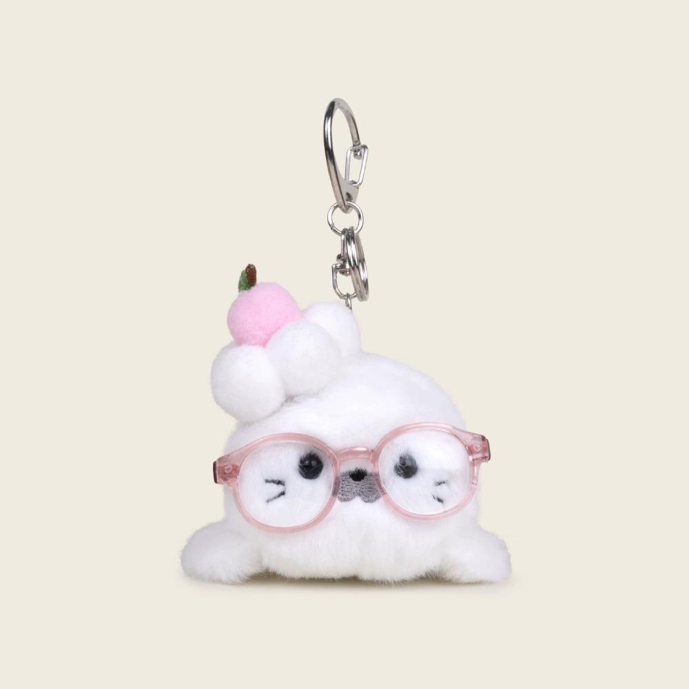 Simulation Little Seal Doll Fun Decorations Plush Pendant Glasses Seal Keychain Kids Toy