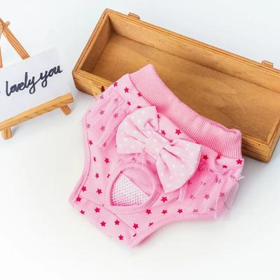 Evcil Hayvan Fizyolojik Külot Anne Köpek Prenses Adet Külotu Teddy İç Çamaşırı Fiyonklu Köpek Kıyafeti