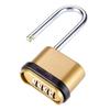 1 PCS Long Combination Lock Four Zinc Alloy All-Metal Long Hook Combination Lock 7