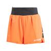 Terrex Xperior Outdoor Comfortable Color-Block Three-Quarter Sports Shorts Women Shorts Half-Impact-Orange Black JE9434