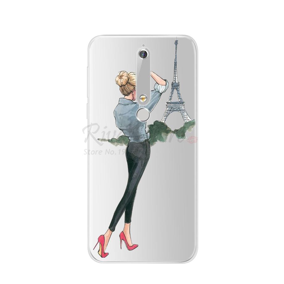 For Nokia 6.1 Nokia6.1 Phone Case Soft TPU Silicone Case For Nokia 6.1 2018 / For Nokia 6 2018 TA-1068 TA-1043 Case Back Cover