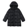 LUSONNORNOR Girls' Mid-length Hooded Down Jacket