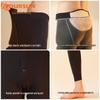 Men's High-Waist Thermal Base Layer Pants with Knee Protection