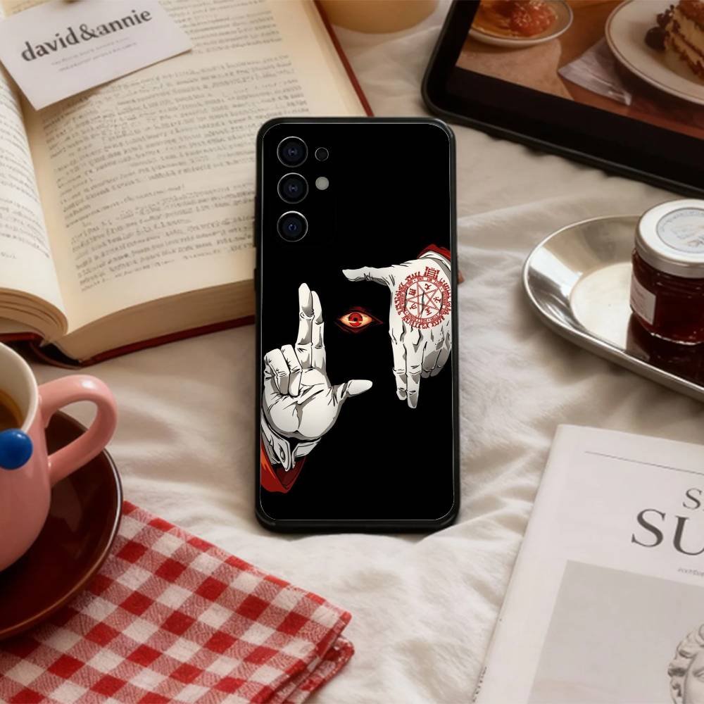 

Готический Hellsing U-Ultimate Чехол для телефона Samsung S 25,24,23,22,30,21,10,9,Ultra,Plus,Lite,FE,4,5 G Мягкий Черный Чехол Samsung S25