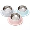 Pet Dishes Bowls with Stand for Kitten Small Dogs Food & Water Bowl 3 Options Tilted Elevated Bowl Protect Pet's Spine