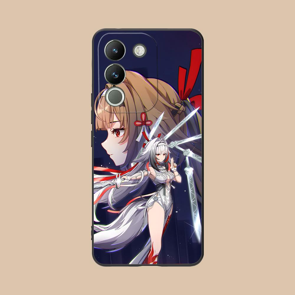 

ZZZ Ye Shunguang Phone Case for VIVO Y77 76 75 74 73 72 58 56 55 51 50 38 36 Y19 Y18 Y03 Y01 5G Soft TPU Shockproof Cover vivo Y01