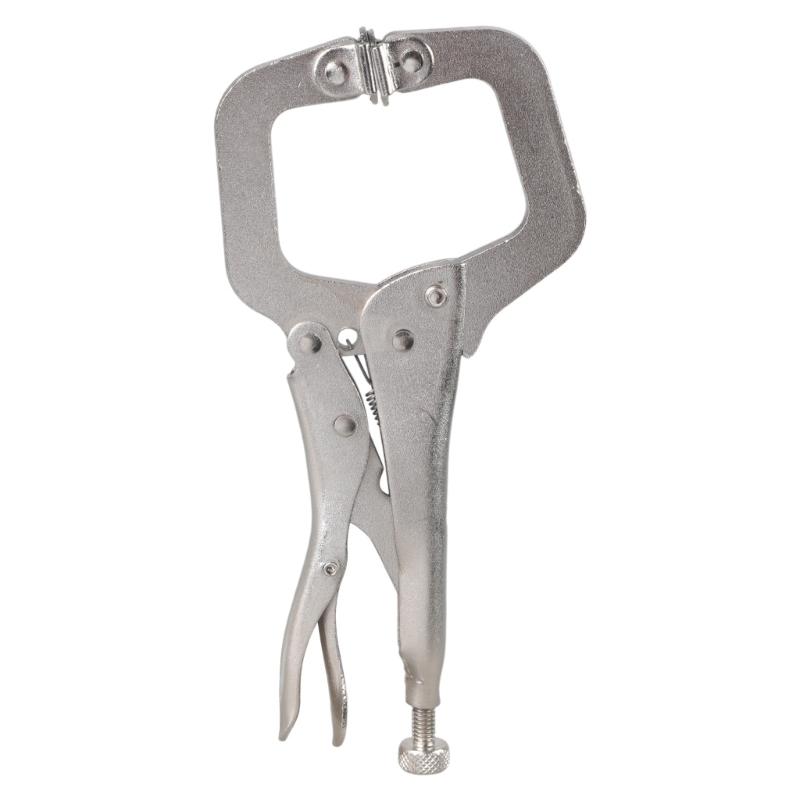 

6/9/11inch C Clamp Locking Pliers with Swivels Pads Locking Clamp Pliers Welding Clamps for Wood Working and Welding