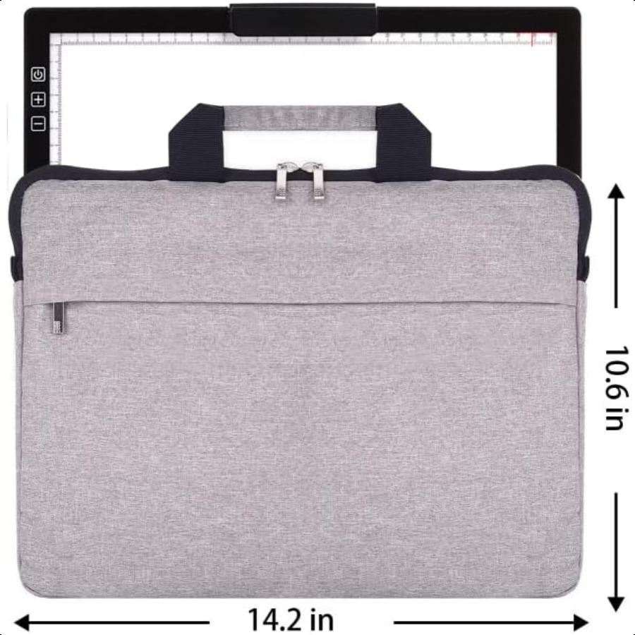 

Перезаряжаемый светодиодный планшет формата А4 с мягким чехлом, световой бокс для рисования с подставками-подъемниками и зажимом для бумаги, 6 уровней яркости, кабель Type-C United States