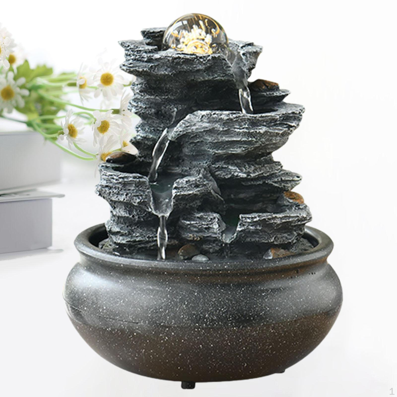 

Настольный водный объект со светодиодной подсветкой для домашнего декора Style E