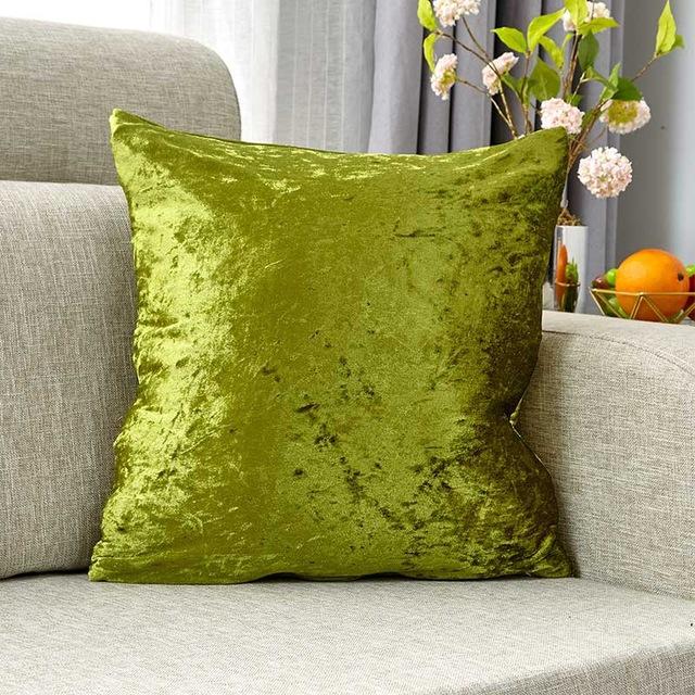 Ice Velvet Throw Pillow Cushion Cover Sofa Pillow Cushion Velvet Bedside Cushion Cover