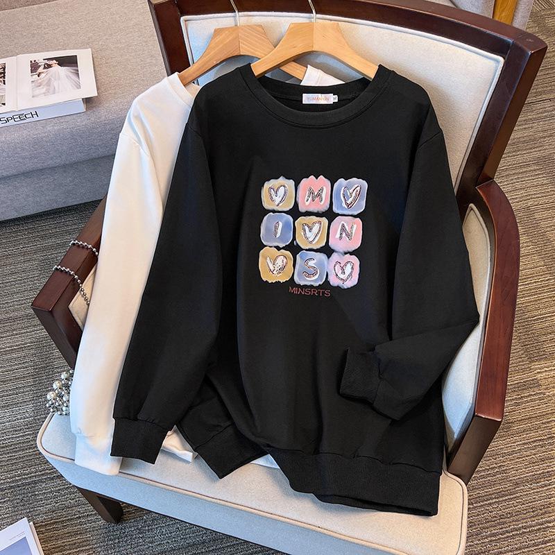 

Plus-Size Loose Autumn Hoodie for 300 Jin (Bust 150/160/170) - Style 6068 3XL