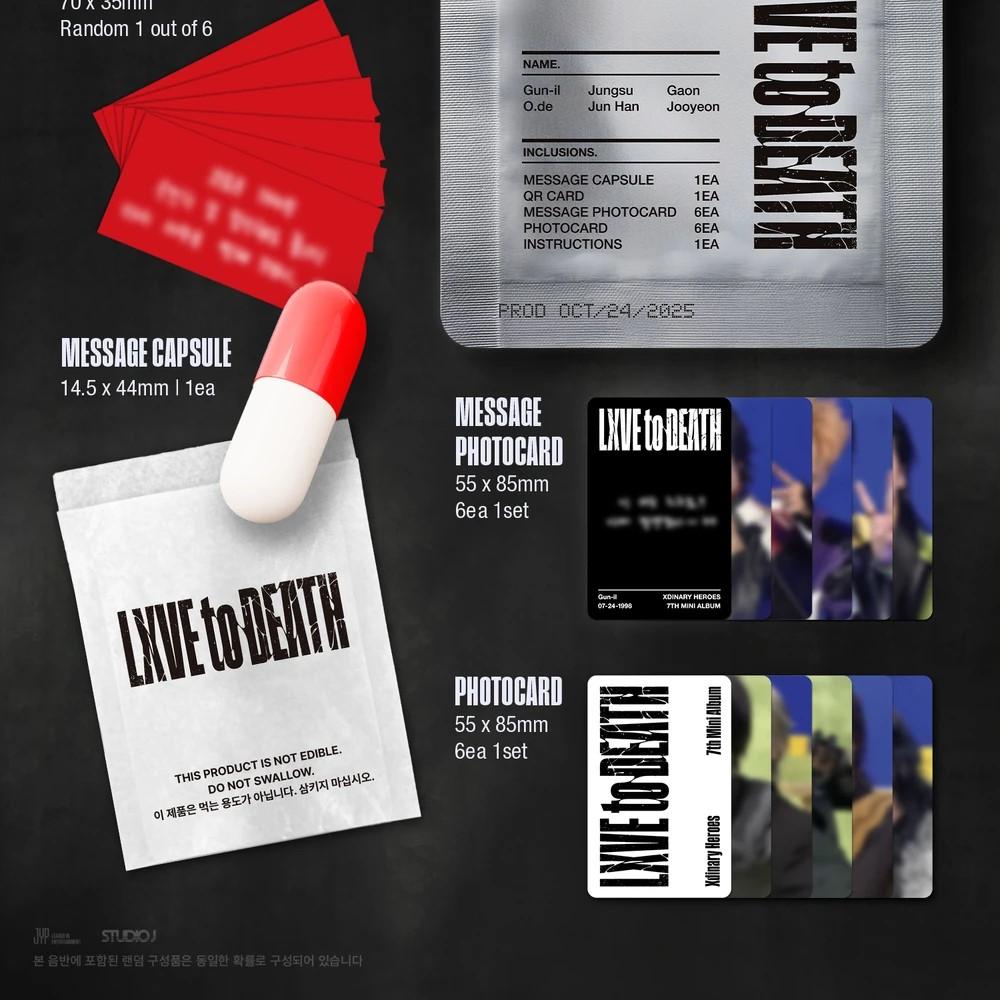 XDINARY HEROES - [LXVE TO DEATH] 7th Mini Album PLATFORM ALBUM NEMO Version