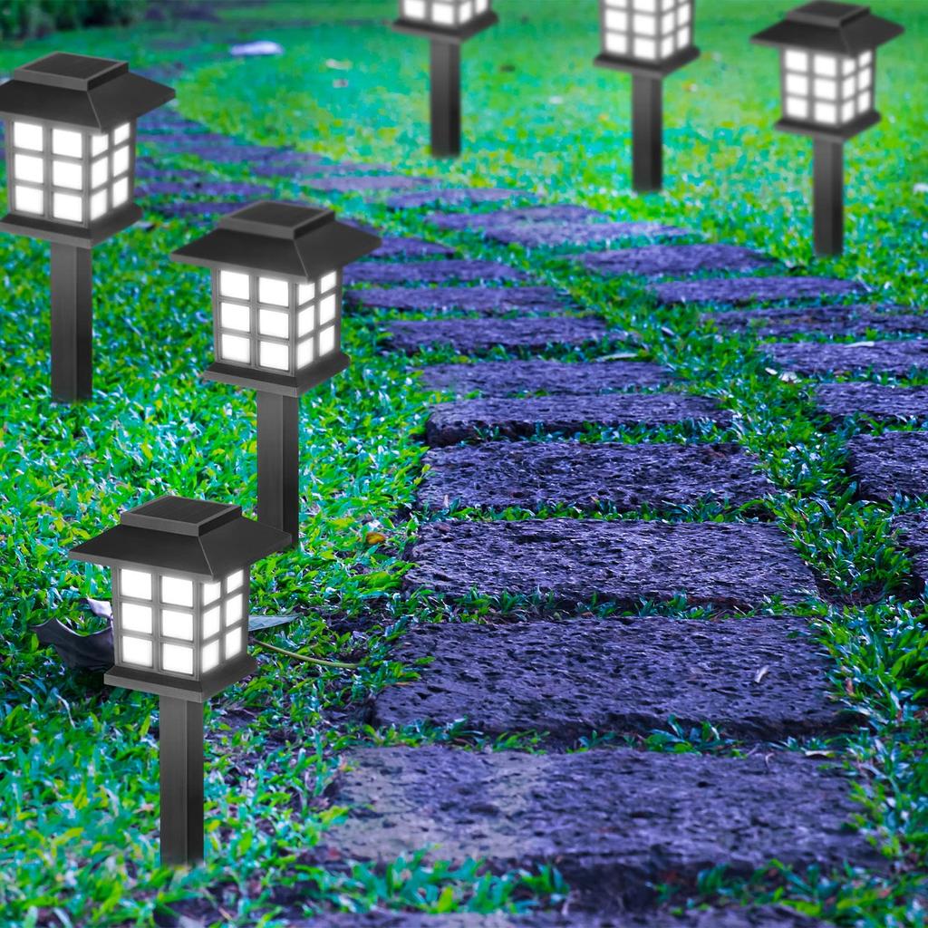 LED Solar Pathway Lights Lawn Lamp Outdoor Solar Lamp Decoration for Garden/Yard/Landscape/Patio/Driveway/Walkway Lighting  4.6