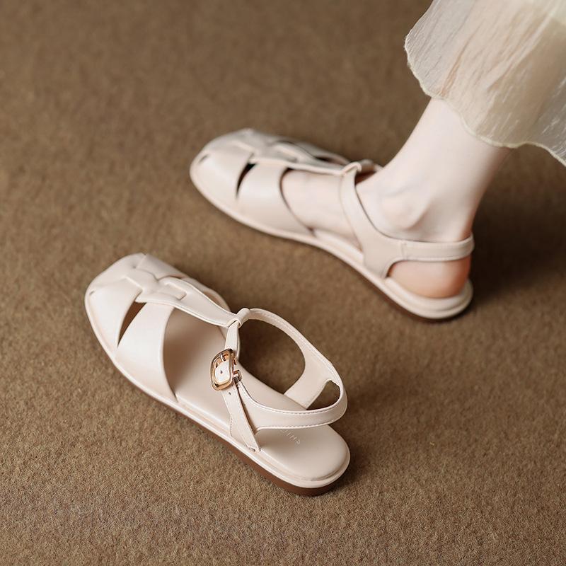 

2873-1 Rome hollow bag head sandals women s 2025 new wear summer hole women s shoes single shoes 40