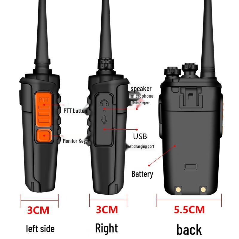 BAOFENG BF-M4 Professional Mini Walkie Talkie (CN version)