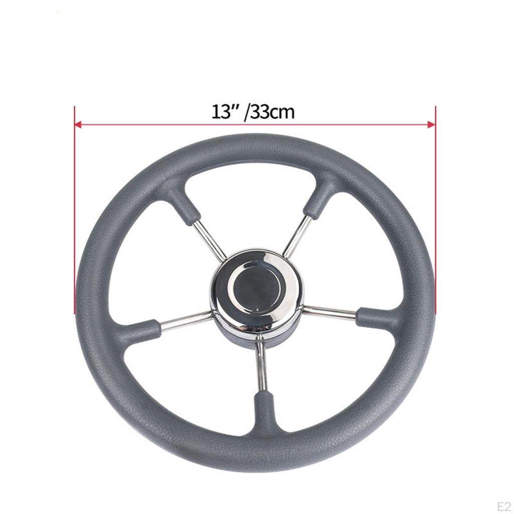 Boat Steering Wheel 13 Inch Professional Accessories Premium Easy To Install Direct Replaces