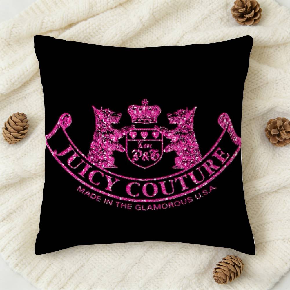 JJUICY CCOUTURE Doublesided Printed Square Decorative Cushion Cover for Sofa Living Room Home Decor