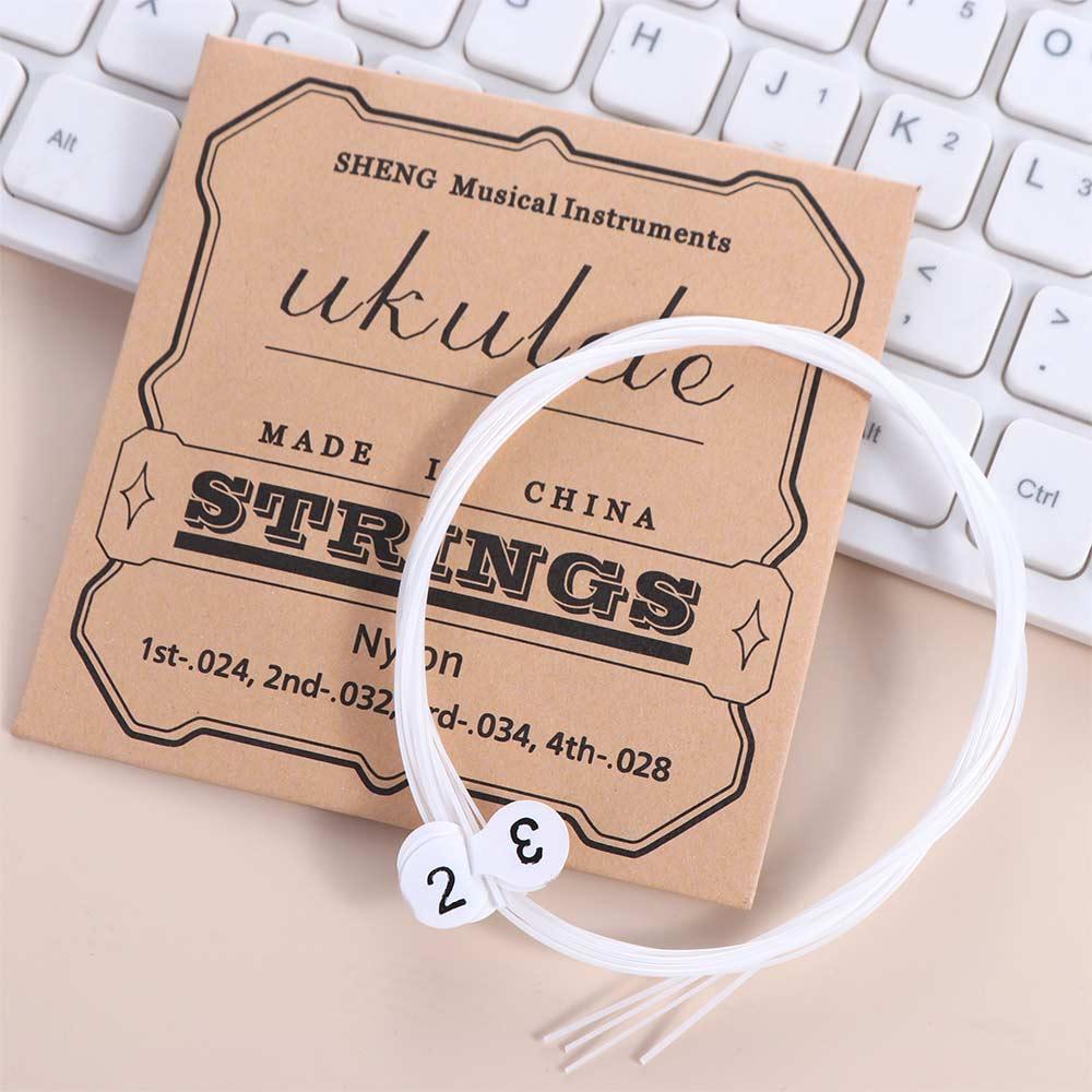 1 Set Universal Ukulele Strings Nylon Classical Guitar Strings  For 21 / 23 / 26-inch Ukulele