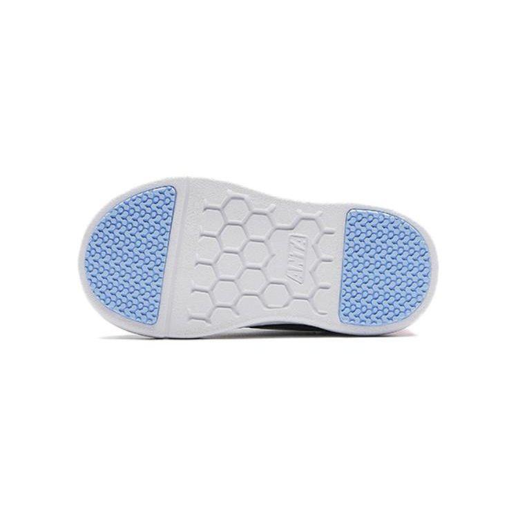 Anta Kids Rebound Low-Top Walking Shoes Baby sneaker White Black Pink A322420033-2