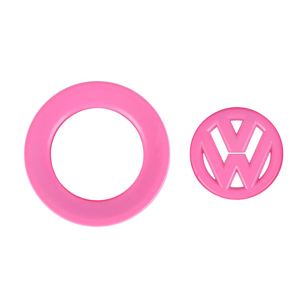 Pentru VW Volkswagen Jetta MK5 Golf Mașină Plastic ABS Volan Logo Cerc Ornament Autocolant pentru VW Golf Polo Jetta Touran Mk6 Tigua