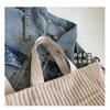 New Large-capacity Women's Tote Bag All-matching Corduroy Shoulder Commuting To Work Cross-body Fashionable Handbag