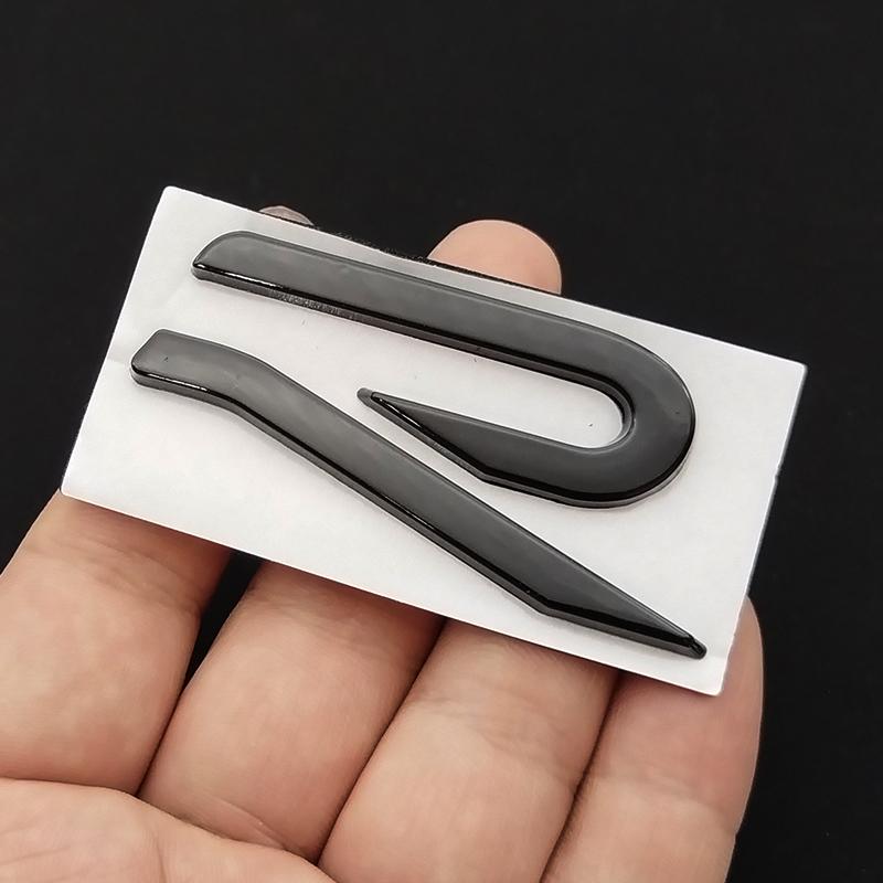 Für VW Volkswagen 2026 Neues 3D Metall R Logo Emblem Autokarosserie Heckklappenaufkleber für VW Volkswagen GTI R Rline Golf Be